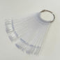 50pc. Round Nail Tip Display w/ Ring - #3