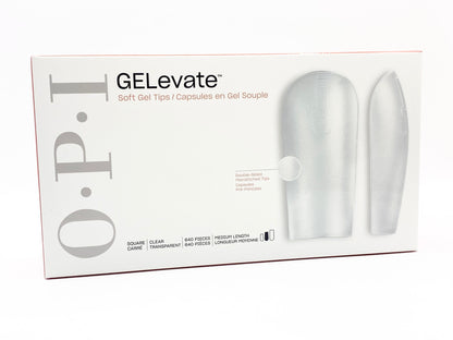 OPI - GELevate - Soft Gel Tips 640pc - Square