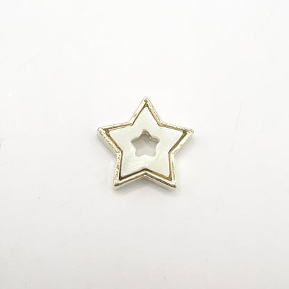 Queen - Nail Charms 10pc - #276 Gold White Stars
