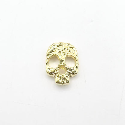 Queen - Nail Charms 10pc - #398 Gold Skulls
