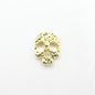 Queen - Nail Charms 10pc - #398 Gold Skulls