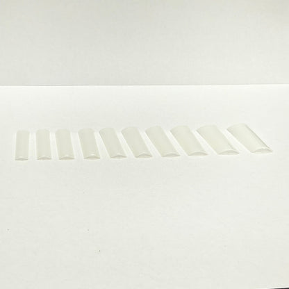 XL No C Square Natural Nail Tip Box - 500 pcs