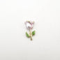 Queen - Nail Charms 10pc - #294 Gold Pink Roses