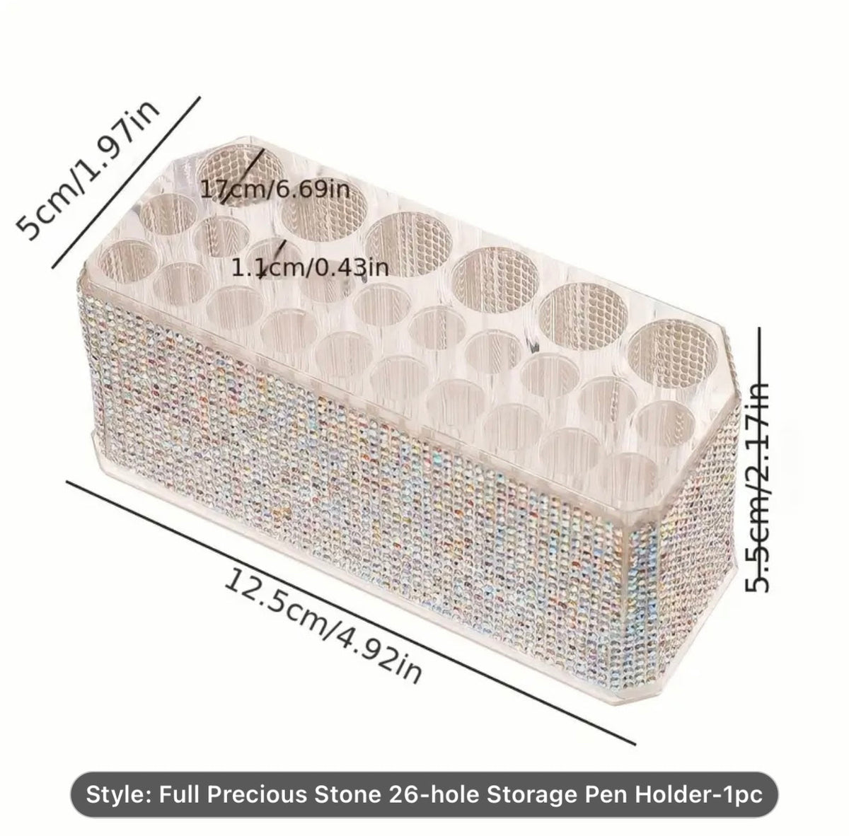 Brush Holder (rhinestones)