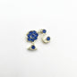 Queen - Nail Charms 10pc - #271 Gold Blue Barbies