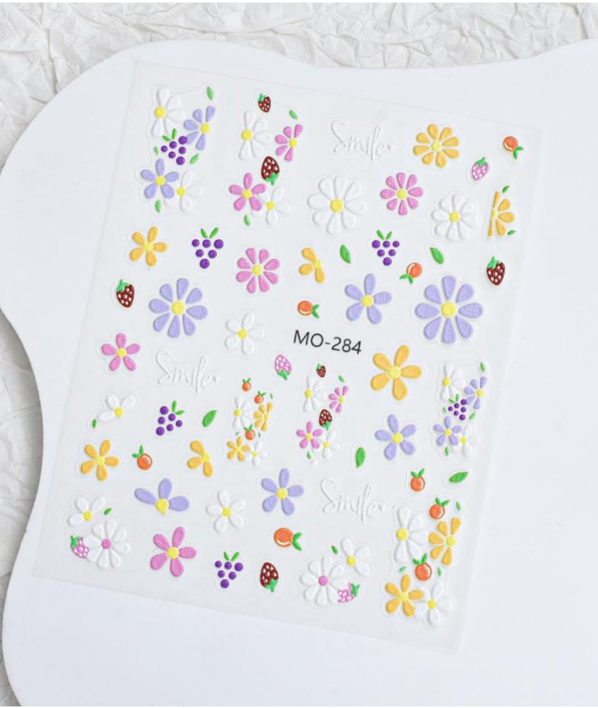 3D Mix Flower Stickers - MO-284