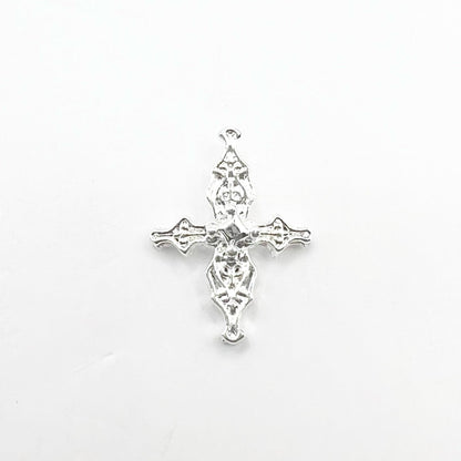 Queen - Nail Charms 10pc - #378 Silver Plus Crosses