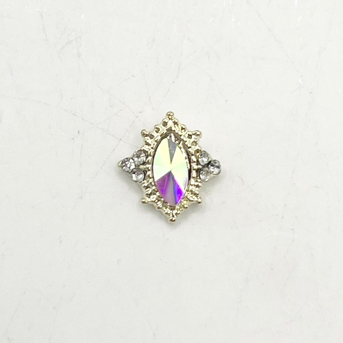 Queen - Nail Charms 10pc - #005 Gold Iridescent Ovals