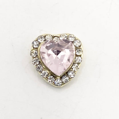 Queen - Nail Charms 10pc - #062 Gold Pink Hearts