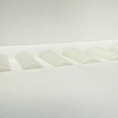 XL No C Square Natural Nail Tip Box - 500 pcs