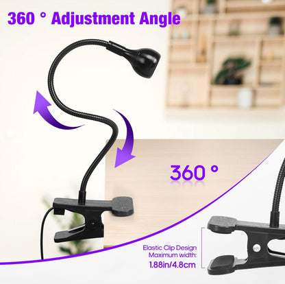 UV LED Light Nail Lamp - Clip On Desk