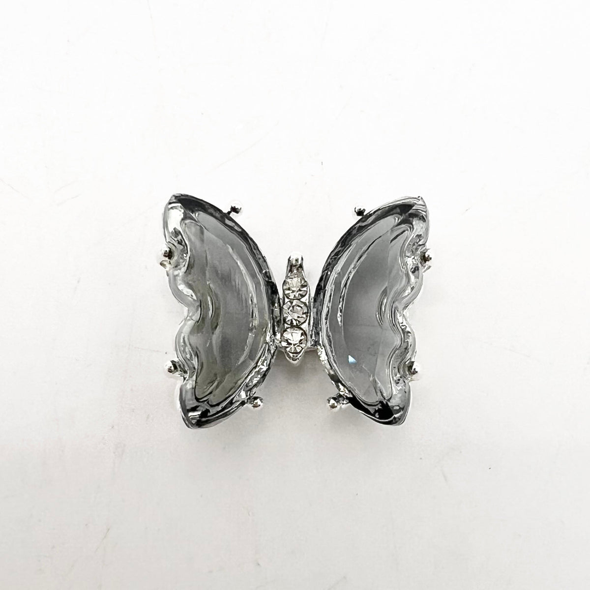 Queen - Nail Charms 10pc - #319 Silver Black Butterflies