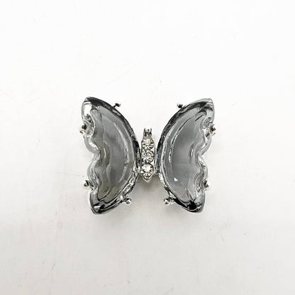 Queen - Nail Charms 10pc - #319 Silver Black Butterflies