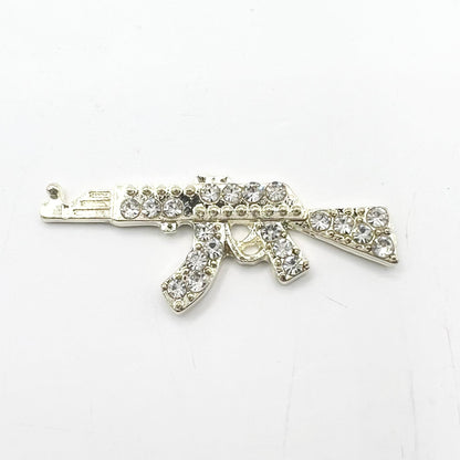 Queen - Nail Charms 10pc - #413 Gold Ak-47’s