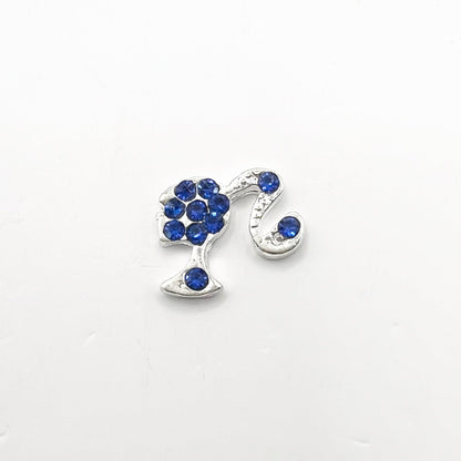 Queen - Nail Charms 10pc - #270 Silver Blue Barbies