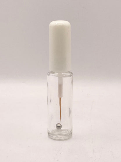 Empty Nail Art Bottle - White Cap