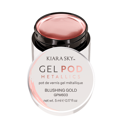 Kiara Sky - Gel Pods Metallics - Blushing Gold 0.17 fl (15 ml)