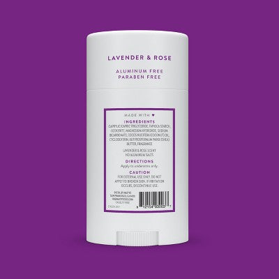 Native Solid Deodorant Lavender & Rose 2.65oz - Imperfect Container