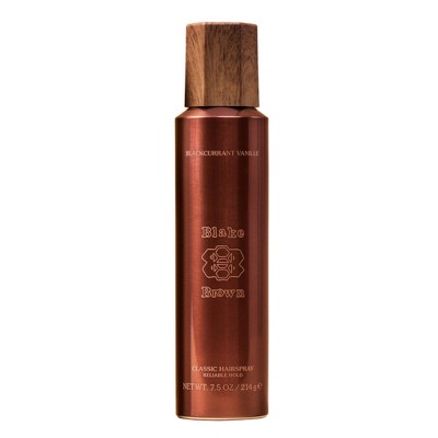 Blake Brown Classic Hairspray Blackcurrant Vanille Vanilla Floral Fragrance 7.5fl oz - Missing Lid