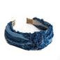 LXLM by Locks & Mane Denim Headband Blue - New