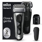 BRAUN SERIES 8-8567CC RECHARGEABLE WET & DRY SHAVER + SMARTCARE CENTER - Imperfect Box