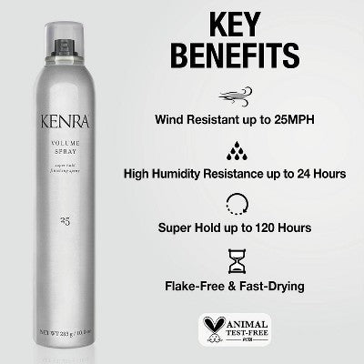 Kenra Super Hold Finishing Spray Volume Spray 10oz - New