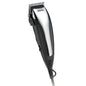 Wahl Chrome Cut Corded Electric Hair Clipper Kit with Self Sharpening Blades and 12 Haircutting Attachment Guards - Imperfect Box