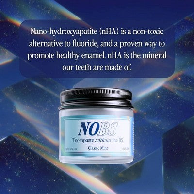 NOBS Fluoride-Free Toothpaste Tablets Classic Mint 62 Tablets/1.31oz - Missing Box