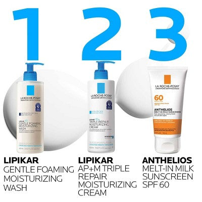 La Roche Posay Lipikar AP+ Face Wash 13.52 fl oz - Imperfect Container