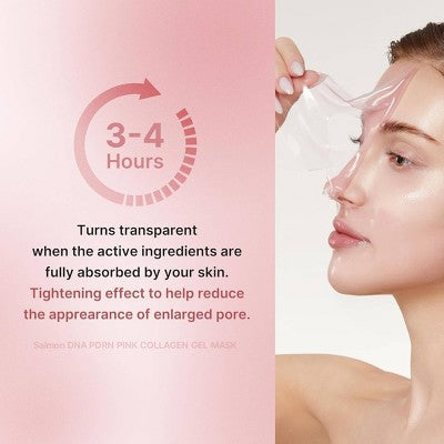 medicube PDRN Pink Collagen Gel Mask Korean Skincare Travel Size 0.98oz/4pk - Missing Box
