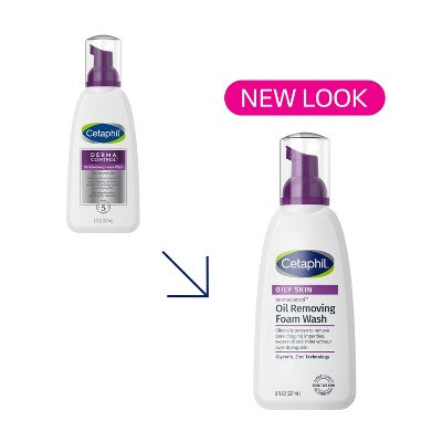 Cetaphil Pro Oil Removing Foam Face Wash Unscented 8oz - Missing Lid