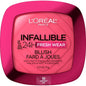 L'Oreal Paris Infallible Up to 24H Fresh Wear Blush Powder 10 Confident Pink 0.31oz - New
