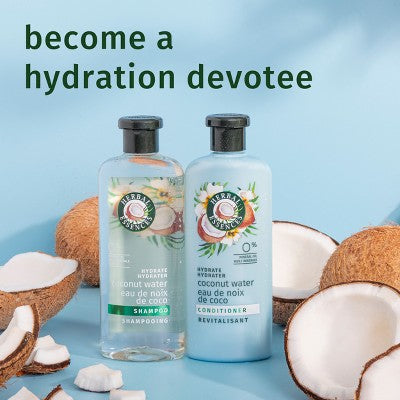 Herbal Essences Classic Hydrate Coconut Water & Jasmine Moisturizing Shampoo and Conditioner Set 27 fl oz - New