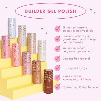Olive & June Builder Gel Nail Polish Rose Glaze 0.46 fl oz - Imperfect Container