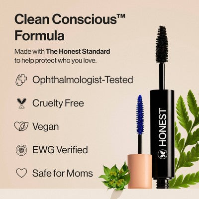 Honest Beauty Extreme Volume Mascara + Bold Lash Primer Black 0.27 fl oz - Missing Box