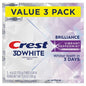 Crest 3D White Brilliance Vibrant Toothpaste Peppermint 4.6oz/3pk - Missing Box