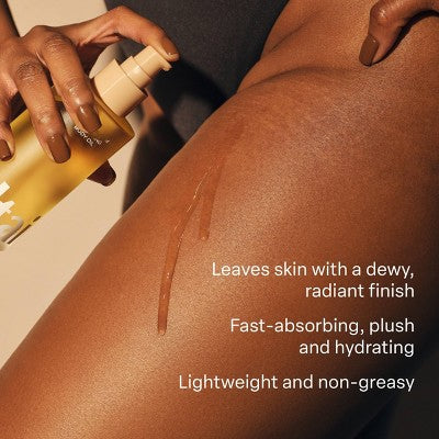 Saltair Nourishing Body Oil For Dewy and Glowing Skin Golden Hour 4 fl oz - Missing Lid