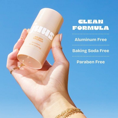 Juus Aluminum-Free Serum Deodorant Stick Golden Coconut 2.6oz - New