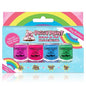 Piggy Paint Non-Toxic Nail Polish Set for Kids Stay Positive Rainbow 0.48 fl oz/4ct - Imperfect Box