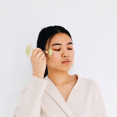 Mei Apothecary Jade Facial Roller Beauty Tool 1ct - New