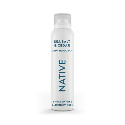 Native Spray Deodorant Sea Salt & Cedar 3.5oz - Missing Lid