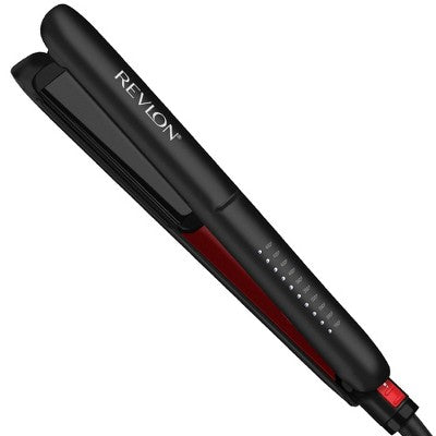 Revlon Smoothstay Coconut Oil Infused Hair Straightener Black 1" - New