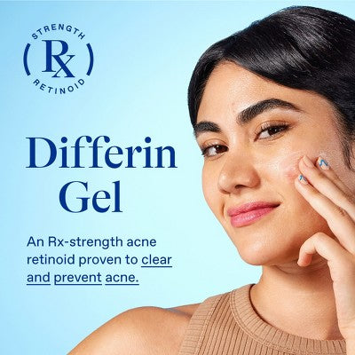 Differin Retinoid Acne Treatment; Adapalene Gel 0.1% 45g/1.6oz - Missing Box