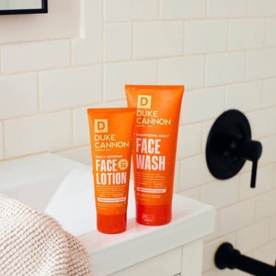 Duke Cannon Daily Defense Face Lotion SPF 32 Lightweight Daily SPF Moisturizer 3 fl oz - Missing Box