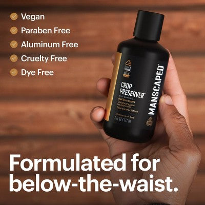 MANSCAPED Crop Preserver Men's Groin and Body Deodorant 6 fl oz - Imperfect Container
