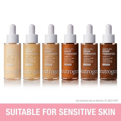 Neutrogena Healthy Skin Sensitive Skin Serum Foundation 02 Light - Imperfect Container