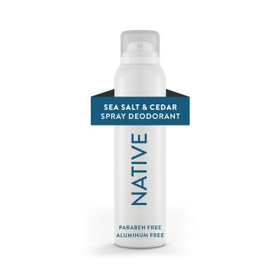 Native Spray Deodorant Sea Salt & Cedar 3.5oz - Missing Lid