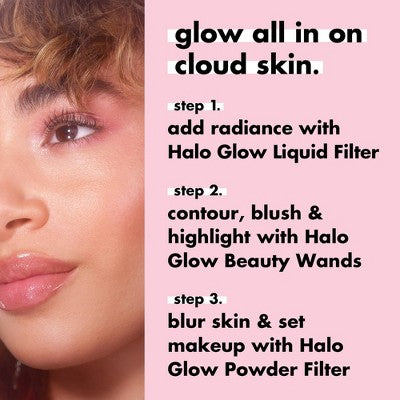 e.l.f. Halo Glow Powder Filter Foundation Light Warm 0.35oz - New