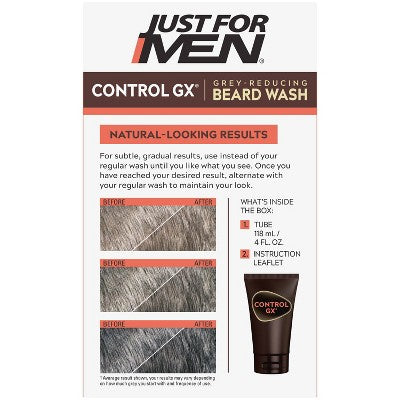 Just For Men Control GX Beard Wash 4 fl oz - Imperfect Box