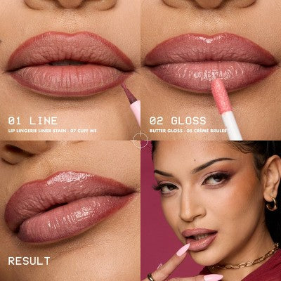 NYX Professional Makeup Lip Lingerie Lip Liner Stain 02 Naughty Nudes 0.03 fl oz - Imperfect Box